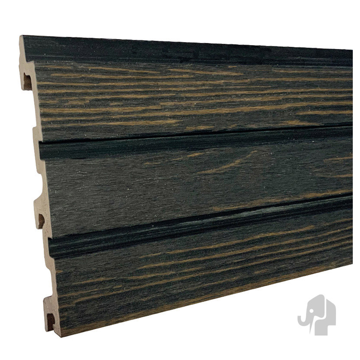 Eva-Last Composiet Gevelbekleding Darkwood Black Stripes S